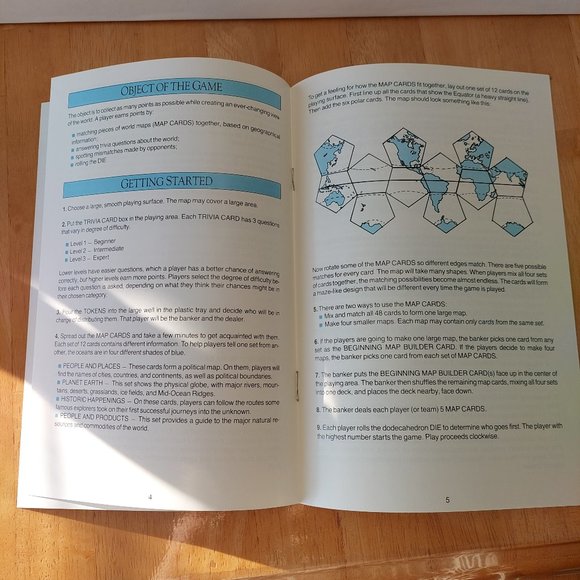 Vintage 1987 National Geographic " Global Pursuit " Fun Education Geography Game - Picture 6 of 8